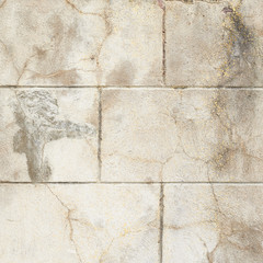 Fototapeta premium Wall fragment made of concrete blocks