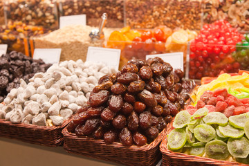 dried fruit on the counter market