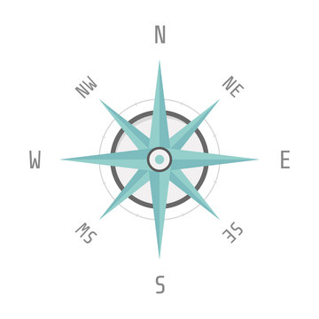 blue compass