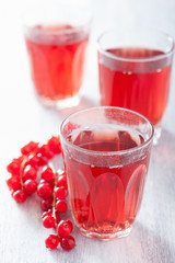 redrurrant juice and berry