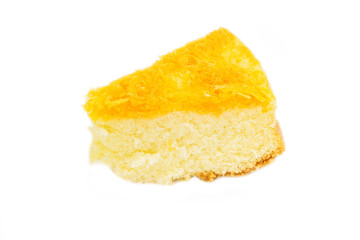 A piece of cake with sweet egg-serpentine Thai style.