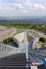 View from ski jumps tower