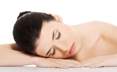 Fototapeta premium Beautiful spa woman