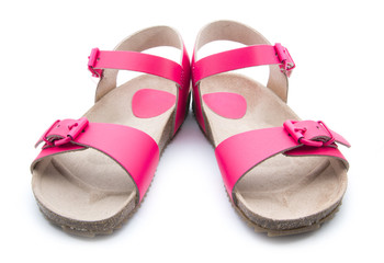pink sandals