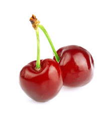 Ripe juicy cherries