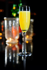 Yellow cocktail