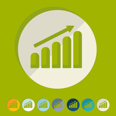 Flat design: chart