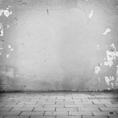 grunge background, white wall texture abandoned urban background - obrazy, fototapety, plakaty