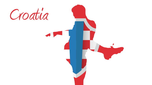 Croatia world cup 2014 animation with player