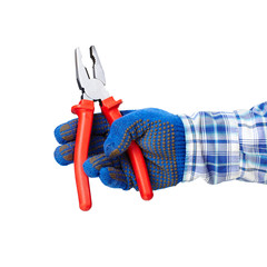 Pliers in hand