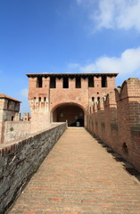 Soncino castle wall