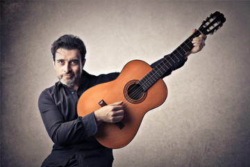 Obraz premium guitarist