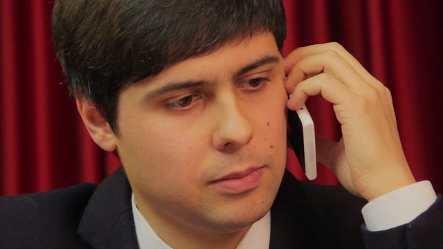 Businessman got bad news, drastic mood swings, bankrupt, disease