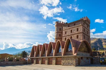 Zelfklevend Fotobehang Castle in Merida, Venezuela © oleg_mj