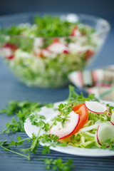 fresh vegetable salad