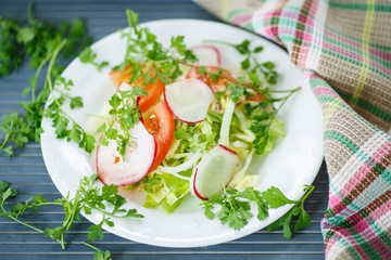 fresh vegetable salad