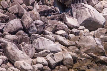 Beach sea rocks texture