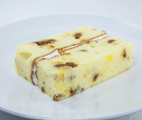 longan chiffon Cake