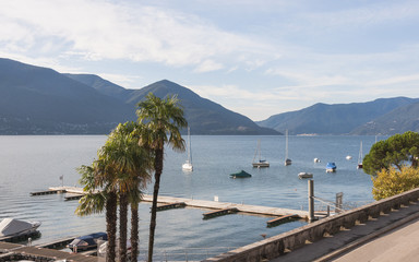 Ascona, Lago Maggiore, See, Herbst, Tessin, Schweiz