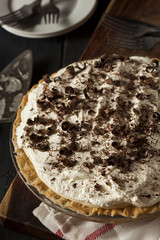 Homemade Black Bottom Cream Pie