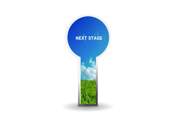 Door to new world　新世界　成功　扉