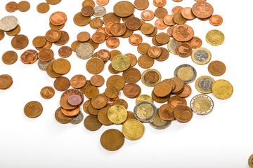 euro coins