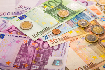 Obraz na płótnie Canvas Euro money