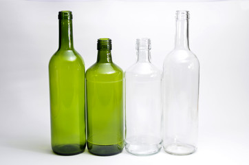 Botellas de vidrio