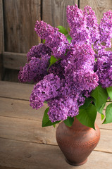 Bouquet of lilacs.