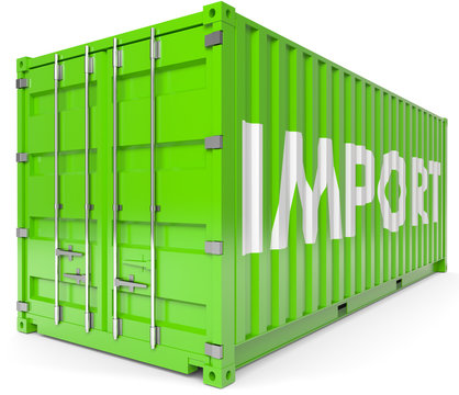 Schiffcontainer Import