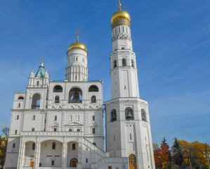Fototapeta na wymiar Ivan the Great Belltower in Moscow
