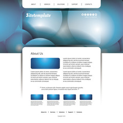 Website Design with Abstract Pattern