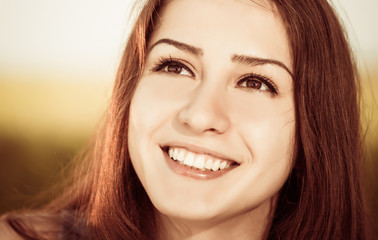 Obraz premium smiling woman portrait