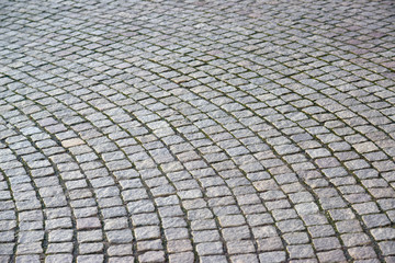 Texture of cobblestone road