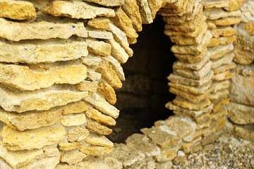 Old stones wall
