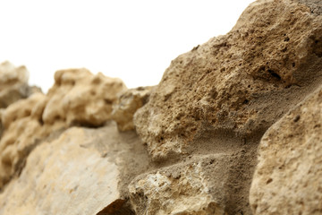 Old stones wall
