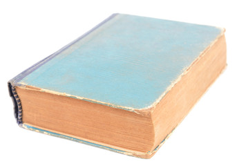 Old book isolated on white