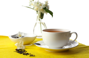 Jasmine tea on table