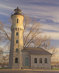 Fototapeta premium Sunlit Historic Lighthouse