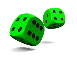 green dice