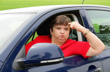 Autofahrerin