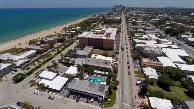 Lauderdale by the Sea Aerial video footage