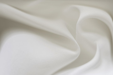 Elegant folded satin close up