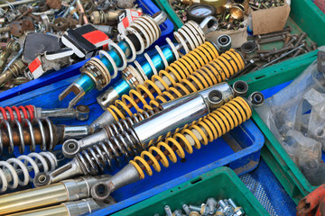 shock absorber car background texture