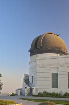 Dome of Griffith Observatory in Los Angeles, California