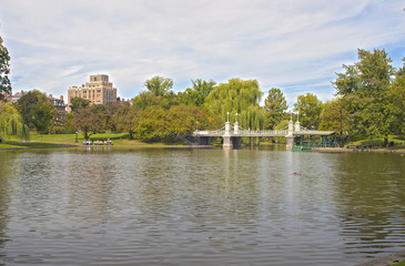 Fototapeta na wymiar Boston Public Garden