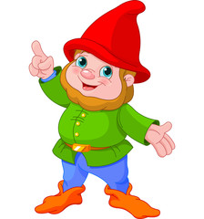 Cute Gnome presenting