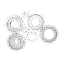 3d rendering Gears Background
