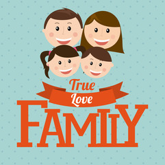 Obraz na płótnie Canvas Family design