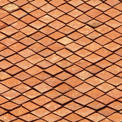 texture of roof, texture of brown rooftop in temple